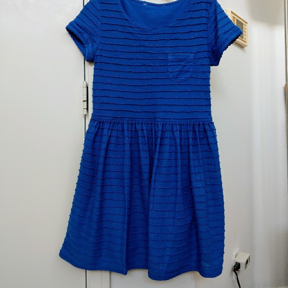 Anthropologie Pine Street Speckle Fit Flare Dress - Picture 2 of 8